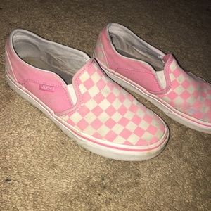 cute baby pink slip on vans OFFER ANYTHING